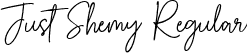 Just Shemy Regular font | Just Shemy.ttf