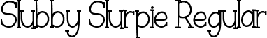 Slubby Slurpie Regular font | Slubby Slurpie.ttf