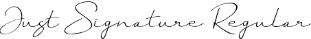 Just Signature Regular font | JustSignature.ttf