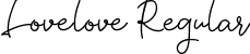 Lovelove Regular font | Lovelove.ttf