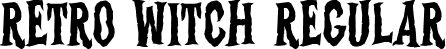 Retro Witch Regular font | Retro Witch Font by Keithzo.otf