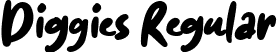 Diggies Regular font | Diggies.ttf