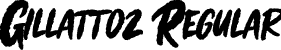 Gillattoz Regular font | Gillattoz.ttf