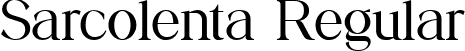 Sarcolenta Regular font | Sarcolenta.ttf