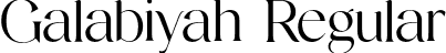 Galabiyah Regular font | Galabiyah.otf