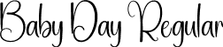 Baby Day Regular font | Baby-Day.otf