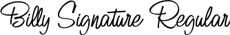 Billy Signature Regular font | Billy Signature.otf