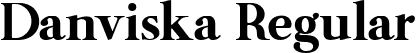 Danviska Regular font | Danviska.ttf