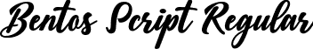 Bentos Script Regular font | Bentos Script.otf