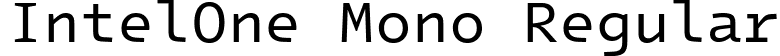 IntelOne Mono Regular font | intelone-mono-font-family-regular.ttf