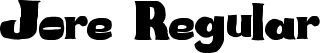 Jore Regular font | Jore.ttf