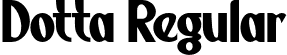 Dotta Regular font | Dotta.otf