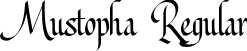 Mustopha Regular font | Mustopha.otf