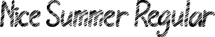 Nice Summer Regular font | Nice Summer TTF Personal.ttf