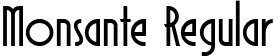 Monsante Regular font | Monsante.ttf