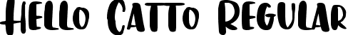 Hello Catto Regular font | Hello Catto.ttf