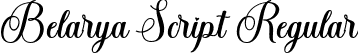 Belarya Script Regular font | Belarya Script.ttf