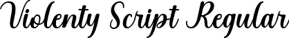 Violenty Script Regular font | Violenty Script.ttf