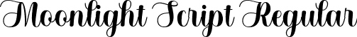 Moonlight Script Regular font | Moonlight Script.ttf