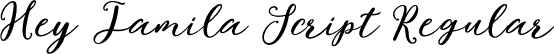 Hey Jamila Script Regular font | Hey Jamila Script.ttf