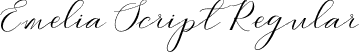 Emelia Script Regular font | Emelia Script.ttf