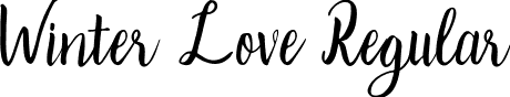 Winter Love Regular font | Winter Love.ttf