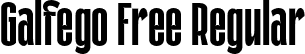 Galfego Free Regular font | Galfego Free.otf