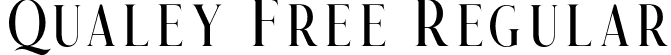 Qualey Free Regular font | Qualey.otf