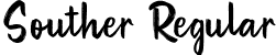 Souther Regular font | Souther-Regular.otf