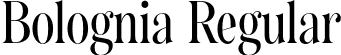 Bolognia Regular font | BologniaDemo-Regular.otf