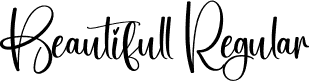 Beautifull Regular font | Beautifull.otf