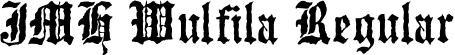 JMH Wulfila Regular font | JMH Wulfila.ttf