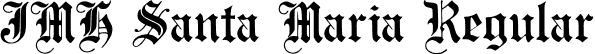 JMH Santa Maria Regular font | JMH Santa Maria.ttf