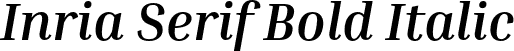 Inria Serif Bold Italic font | InriaSerif-BoldItalic.otf