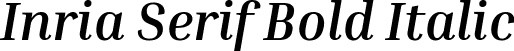 Inria Serif Bold Italic font | InriaSerif-BoldItalic.ttf