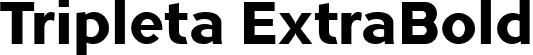 Tripleta ExtraBold font | Tripleta-ExtraBold-Demo-FFP.ttf