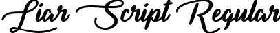 Liar Script Regular font | Liar Script - TTF.ttf