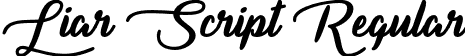 Liar Script Regular font | Liar Script - OTF.otf