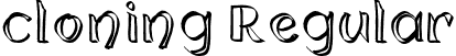 cloning Regular font | cloning-web.otf