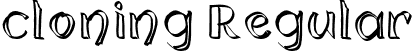 cloning Regular font | cloning.otf