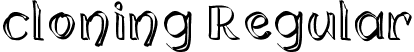 cloning Regular font | cloning.ttf