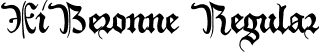 XiBeronne Regular font | xibern2U.ttf