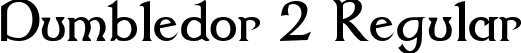 Dumbledor 2 Regular font | dum2.ttf