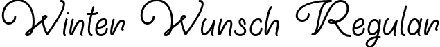 Winter Wunsch Regular font | Winter Wunsch - TTF.ttf