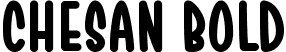 Chesan Bold font | Chesan Bold.otf