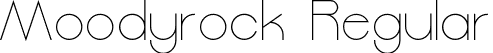 Moodyrock Regular font | Moodyrock.otf