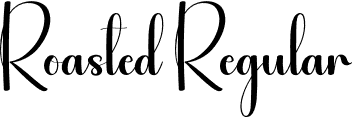 Roasted Regular font | Roasted.otf