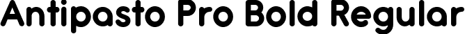 Antipasto Pro Bold Regular font | AntipastoPro-Bold_trial.ttf