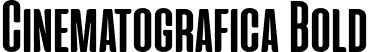 Cinematografica Bold font | Cinematografica-Bold-trial.ttf