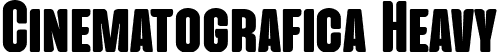 Cinematografica Heavy font | Cinematografica-Heavy-trial.ttf